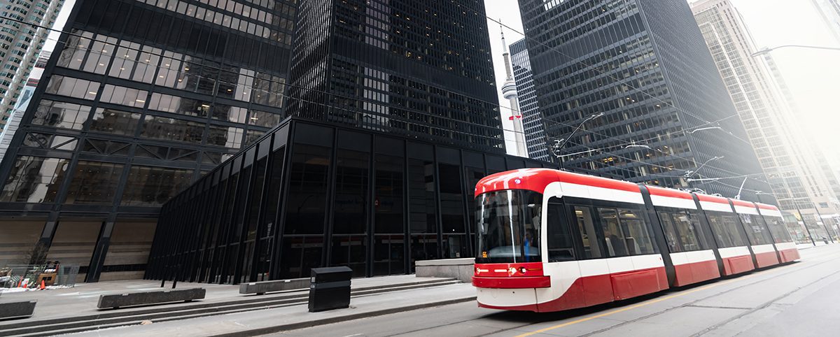 AdobeStock 414527010 Tram streetcar in Toronto Header Crop