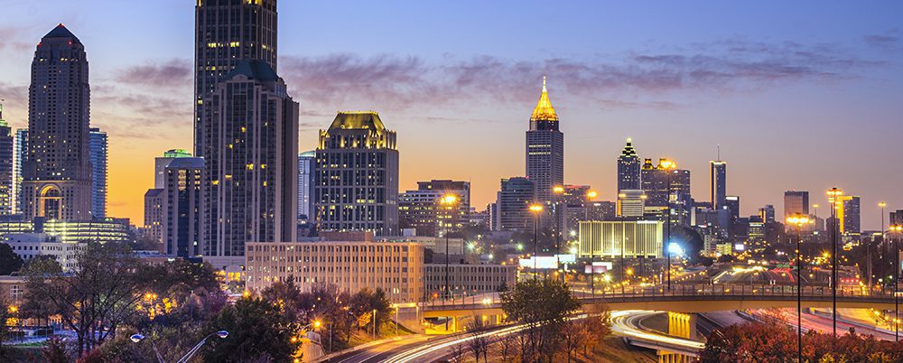 AdobeStock 69683761 Atlanta Georgia Skyline at Dawn header crop