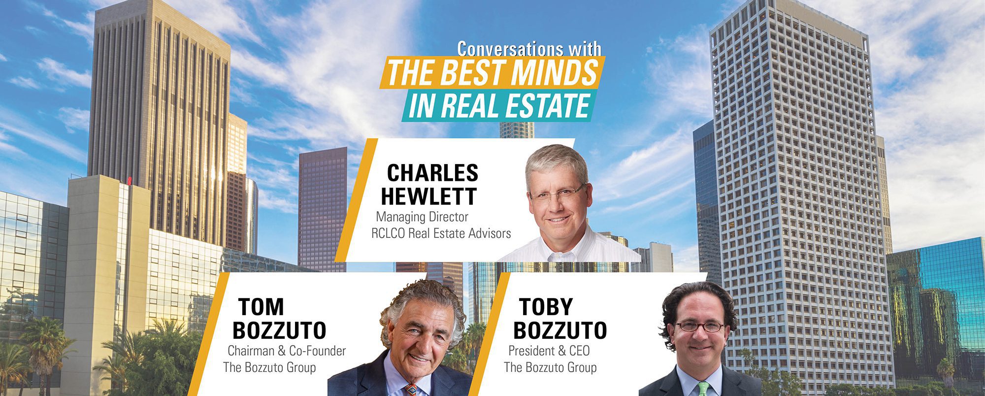 Conversations with the Best Minds in Real Estate Bozzuto Header