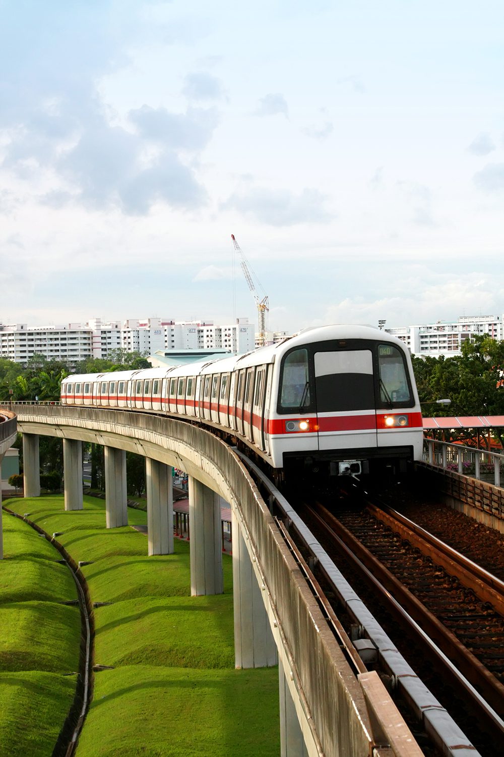 Public Subway Transport Stock image of above-ground subway for RCLCO Public Strategies Page