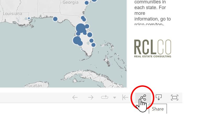 Detail of interactive map showing top selling MPCs 2013-2022